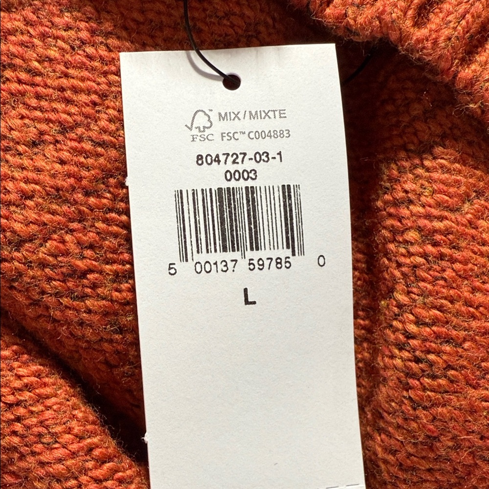 Cozy Orange Sweater - Picture 2 of 4